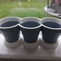 Trio herb plant pots
