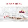 BRAND NEW 12x250 ml 12 PCS Kitchen Food Storage Box Container Set Organizer Square Vacuum Lid Airtight Jars Pantry Noodle Legume Cereals Rice Pasta Image 3
