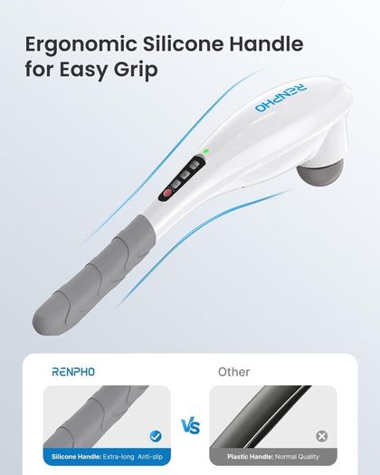Hand Held Deep Tissue Massager for Muscles, Back, Foot, Neck, Shoulder, Leg, Calf Pain Relief-2600mAh Large Capacity Battery Cordless Electric Percussion Full Body Massage with Portable Design