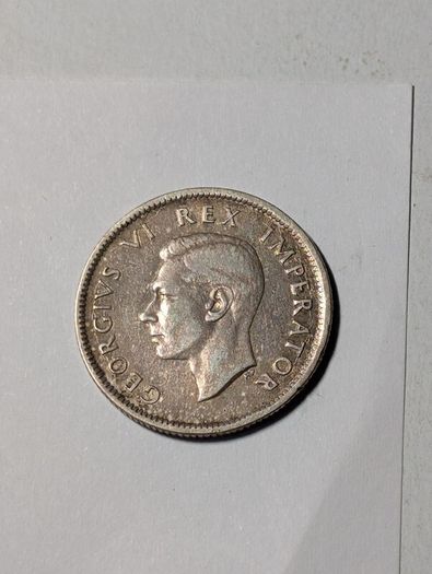 S.A. 1942 silver Shilling