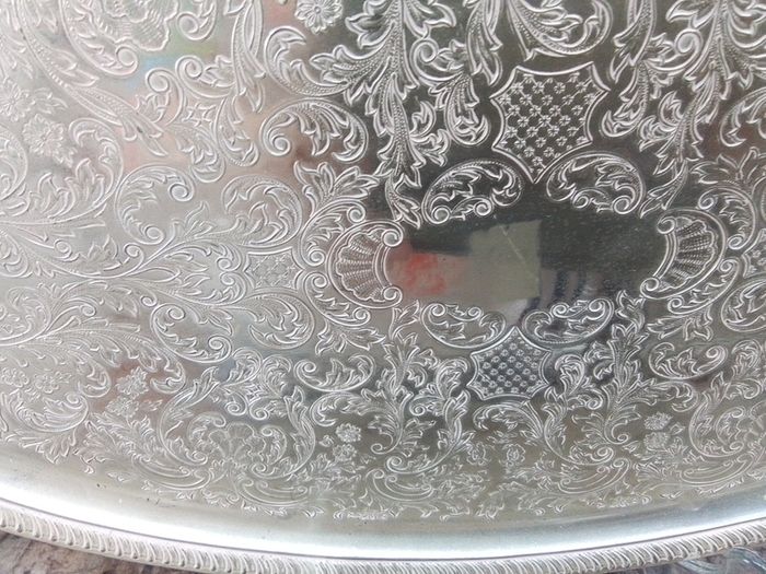 Heavy EPNS Ovel Tray with Handles