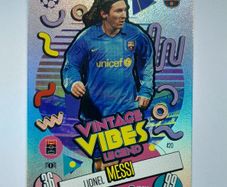 Match Attax - Messi - Vintage Vibes Card