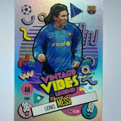 Match Attax - Messi - Vintage Vibes Card