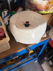 George Foreman contact roasting machine
