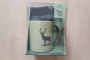 Stag Coffee Mug &amp; Socks Gift Set BRAND NEW