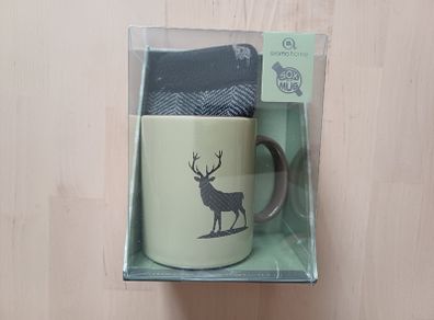 Stag Coffee Mug & Socks Gift Set BRAND NEW