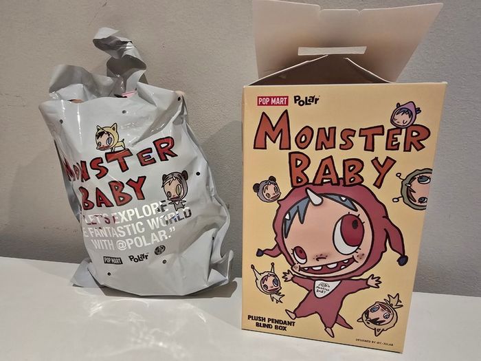 Pop Mart Polar Monster Baby Series V1 - Snokm Plush Pendant
