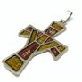 Mid Century cross pendant Image 3