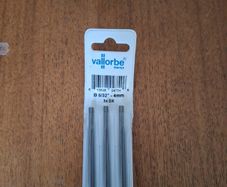 3 x 5/32 (4mm) Vallorbe files