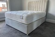 King size bed (Bed frame with headboard and mattress)