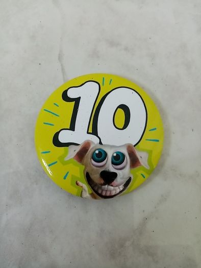 Birthday badge for a 10yr old