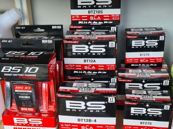 Motorcycle batteries and chargers