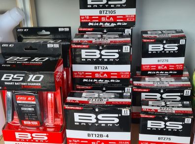 Motorcycle batteries and chargers