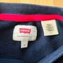 Mens jumper pullover sweater Levis Levi's red blue white Image 3