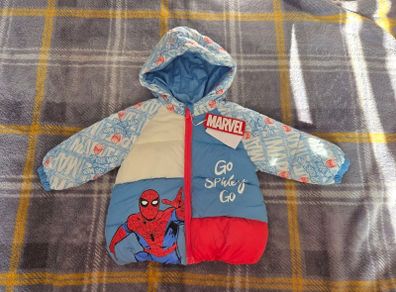 6-9m, With Tags Spiderman Padded Jacket
