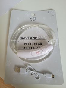 Light up dog collar