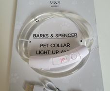 Light up dog collar