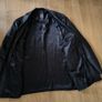 Mens Black Genuine Leather Jacket Route 66 Classic Vintage Style Image 2