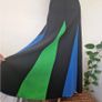 VINTAGE 1960s designer Polly Peck mod wool maxi dress M 10 12 Made in England Image 4