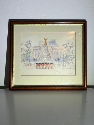 Complete Set of 4 Framed London Prints by Michael Starkey