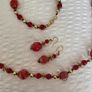 Murano Glass Necklace, Bracelet and Earring Set Image 3