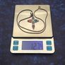Vintage 925 Sterling Silver Multi Gemstone Cross Necklace Image 10