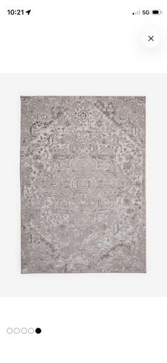 Light Grey Oriental Design Rug by NEXT