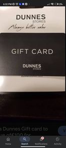 25 Euro Dunnes Store Gift Card, New
