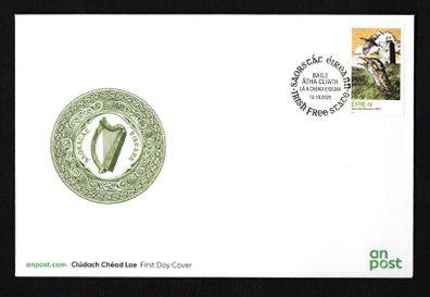 2022 Ireland Centenary of Establishment of Irish Free State (Saoistat Eireann) Commemorative Stamp An Post First Day Covers (FDC)