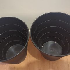 2 plastic bins