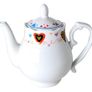 Porcelain Tea Set With Hearts Image 4
