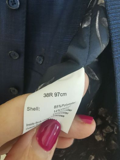 navy 3 piece suit