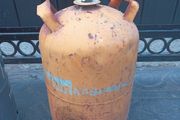 gas bottle (small bit less than full)