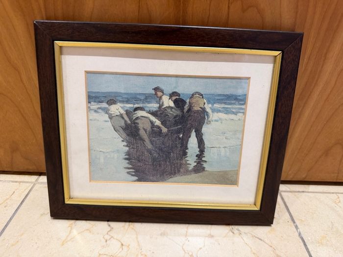 Launching the Currach Print by Paul Henry