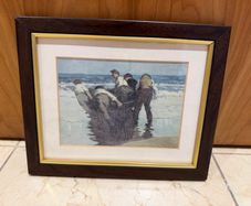 Launching the Currach Print by Paul Henry