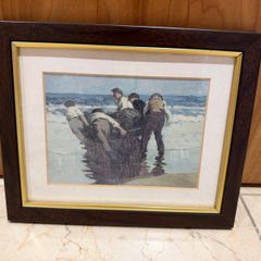 Launching the Currach Print by Paul Henry