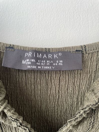 Primark boho style khaki colour dress size 12 to 14