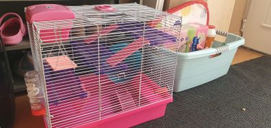 Free Hamster cage and Accessories