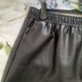 ladies leather elasticated mini skirt Image 2