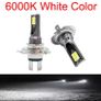 H4 LED Headlight Bulbs 6000K White Image 5