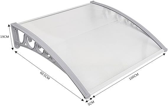 FRONT DOOR CANOPY  Outdoor Awning, Rain Shelter for Back Door, Porch, Patio, Window