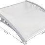 FRONT DOOR CANOPY  Outdoor Awning, Rain Shelter for Back Door, Porch, Patio, Window Image 2