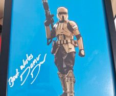 Rogue One signed frame