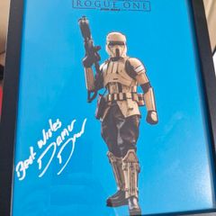 Rogue One signed frame