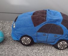 Plush toy car