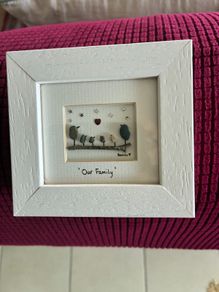 'Our Family' Framed Stone artwork