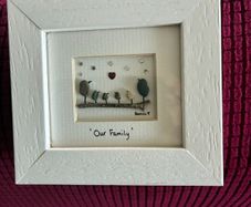 'Our Family' Framed Stone artwork