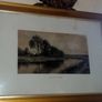 Large Antique Framed Landscape 'The Silvery Morn' Image 2