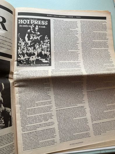 Rory Gallagher Commemorative Edition - Hot Press