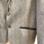 House Of Cavani Mens Modern Grey Suit Jacket Image 4